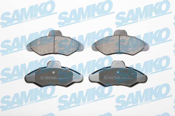 Samko 5SP383 - Гальмівні колодки, дискові гальма autozip.com.ua