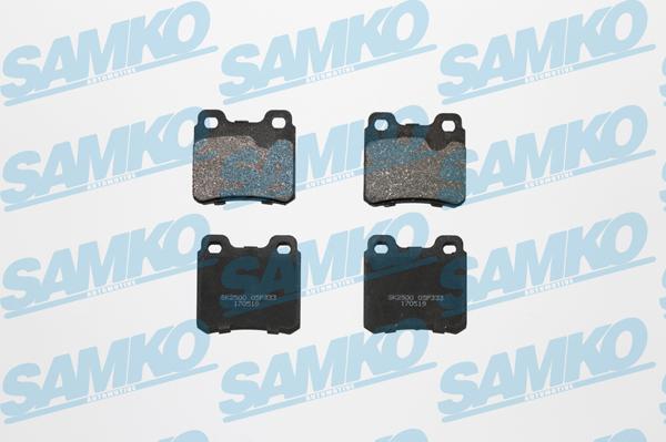 Samko 5SP333 - Гальмівні колодки, дискові гальма autozip.com.ua
