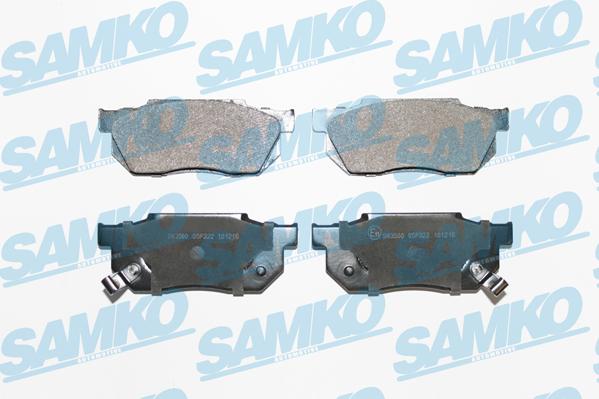 Samko 5SP322 - Гальмівні колодки, дискові гальма autozip.com.ua