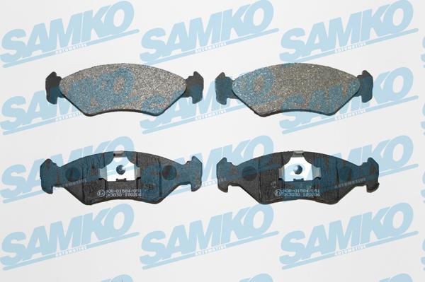 Samko 5SP295 - Гальмівні колодки, дискові гальма autozip.com.ua