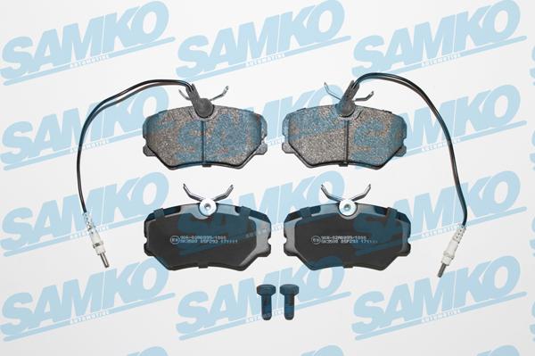 Samko 5SP293 - Гальмівні колодки, дискові гальма autozip.com.ua