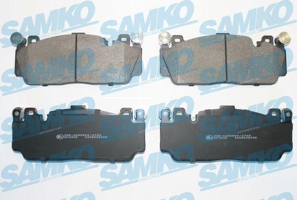 Samko 5SP2088 - Гальмівні колодки, дискові гальма autozip.com.ua