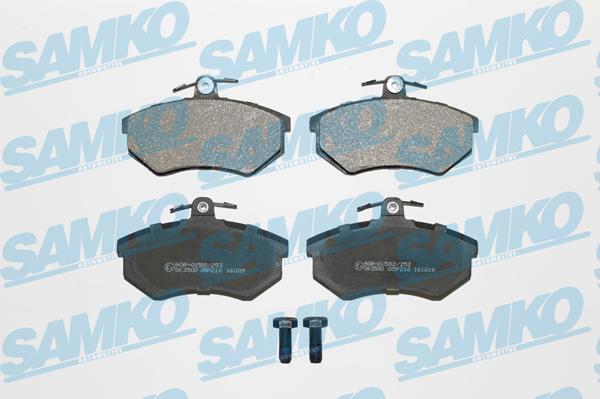 Samko 5SP216 - Гальмівні колодки, дискові гальма autozip.com.ua