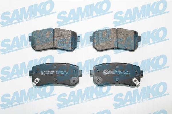 Samko 5SP2103 - Гальмівні колодки, дискові гальма autozip.com.ua