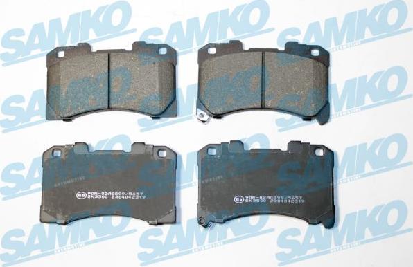 Samko 5SP2319 - Гальмівні колодки, дискові гальма autozip.com.ua