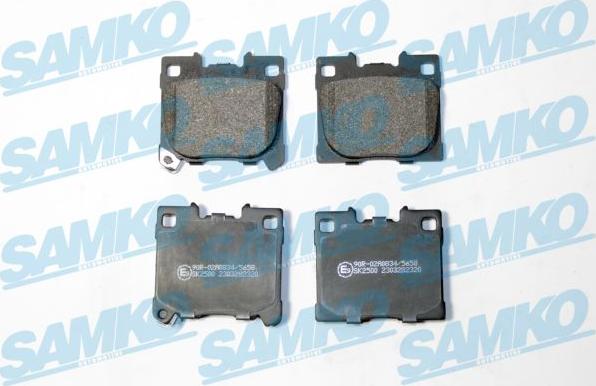 Samko 5SP2320 - Гальмівні колодки, дискові гальма autozip.com.ua