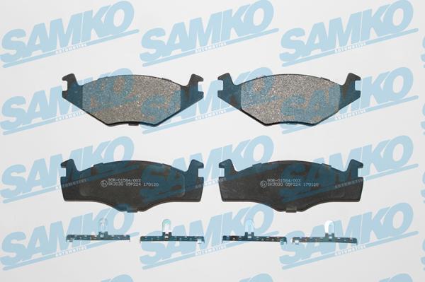 Samko 5SP224 - Гальмівні колодки, дискові гальма autozip.com.ua