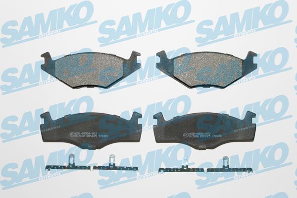 Samko 5SP225 - Гальмівні колодки, дискові гальма autozip.com.ua