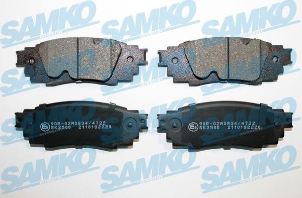 Samko 5SP2220 - Гальмівні колодки, дискові гальма autozip.com.ua