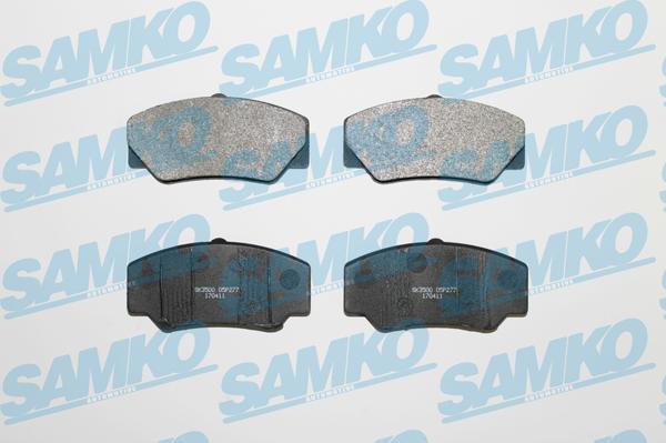 Samko 5SP277 - Гальмівні колодки, дискові гальма autozip.com.ua