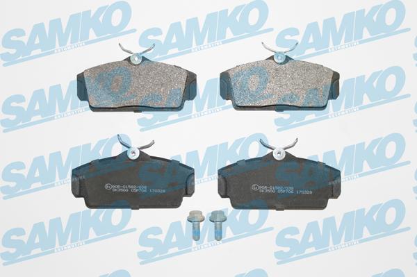 Samko 5SP706 - Гальмівні колодки, дискові гальма autozip.com.ua