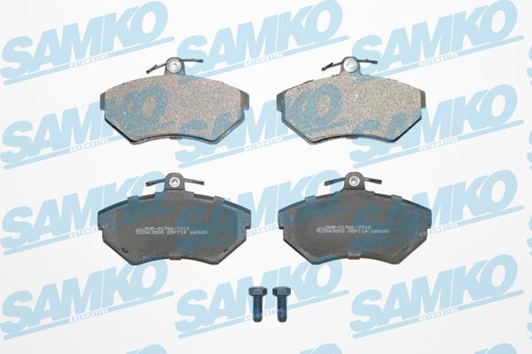 Samko 5SP719 - Гальмівні колодки, дискові гальма autozip.com.ua