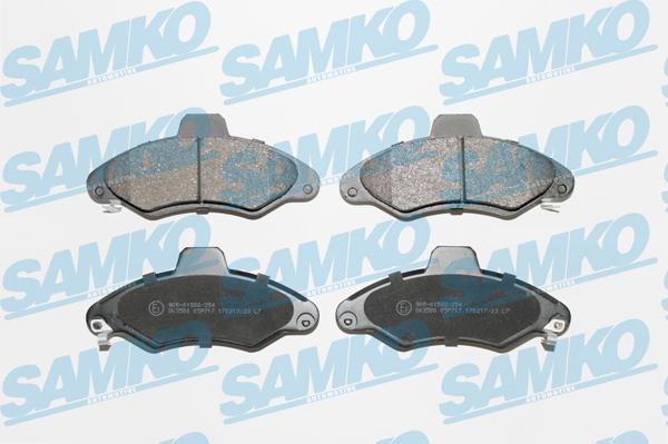 Samko 5SP717 - Гальмівні колодки, дискові гальма autozip.com.ua