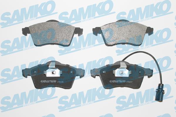 Samko 5SP787 - Гальмівні колодки, дискові гальма autozip.com.ua