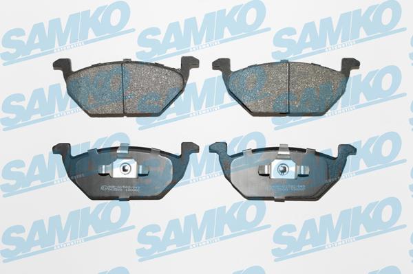 Samko 5SP730 - Гальмівні колодки, дискові гальма autozip.com.ua