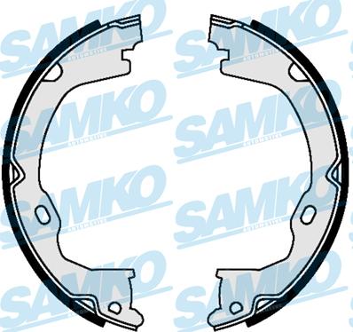 Samko 89550 - Комплект гальм, барабанний механізм autozip.com.ua