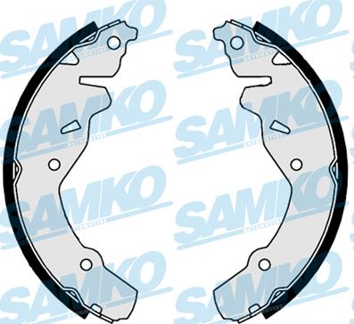 Samko 89180 - Комплект гальм, барабанний механізм autozip.com.ua