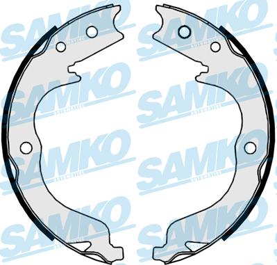 Samko 89860 - Комплект гальм, ручник, парковка autozip.com.ua