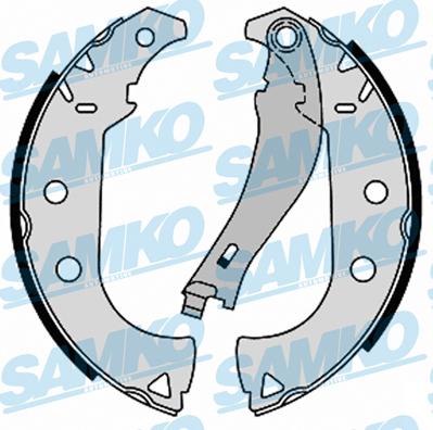 Samko 89330 - Комплект гальм, барабанний механізм autozip.com.ua