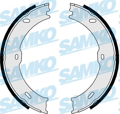 Samko 89710 - Комплект гальм, ручник, парковка autozip.com.ua