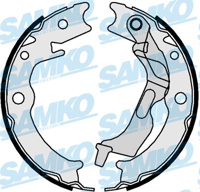 Samko 89780 - Комплект гальм, барабанний механізм autozip.com.ua
