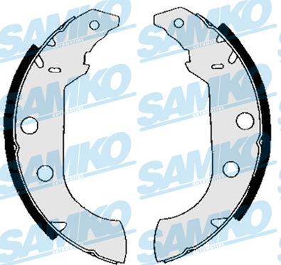 Samko 84980 - Комплект гальм, барабанний механізм autozip.com.ua