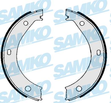Samko 84690 - Комплект гальм, барабанний механізм autozip.com.ua