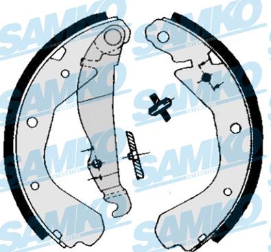 Samko 84660 - Комплект гальм, барабанний механізм autozip.com.ua