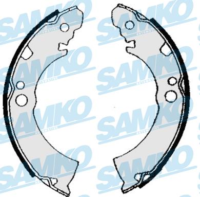Samko 84630 - Комплект гальм, барабанний механізм autozip.com.ua