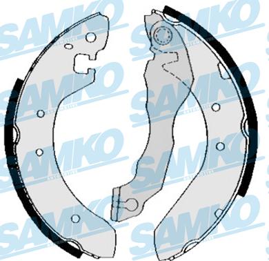 Samko 84620 - Комплект гальм, барабанний механізм autozip.com.ua