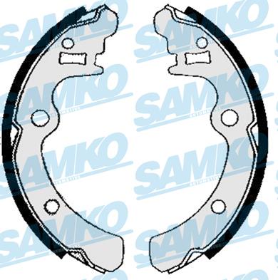 Samko 84890 - Комплект гальм, барабанний механізм autozip.com.ua