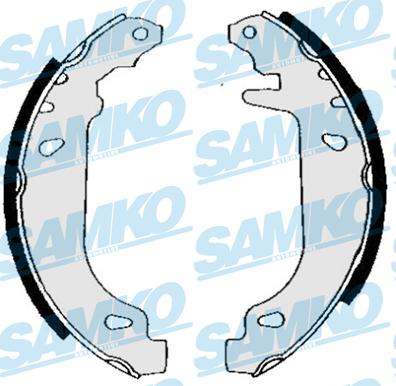Samko 84880 - Комплект гальм, барабанний механізм autozip.com.ua