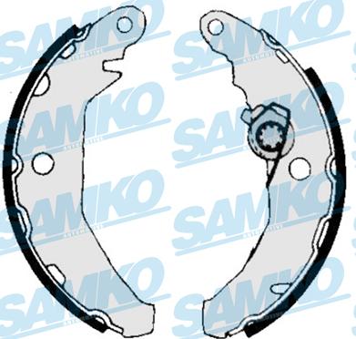 Samko 84340 - Комплект гальм, барабанний механізм autozip.com.ua