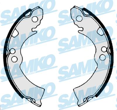 Samko 84300 - Комплект гальм, барабанний механізм autozip.com.ua