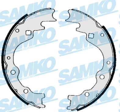 Samko 85450 - Комплект гальм, барабанний механізм autozip.com.ua