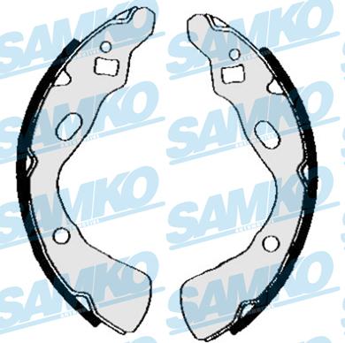 Samko 85680 - Комплект гальм, барабанний механізм autozip.com.ua