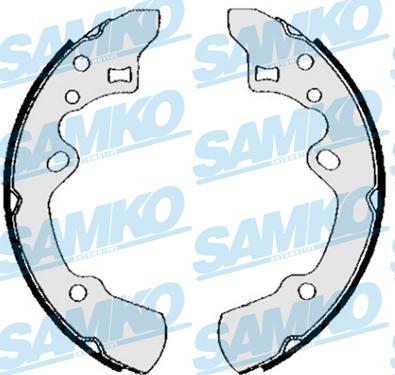Samko 85620 - Комплект гальм, барабанний механізм autozip.com.ua