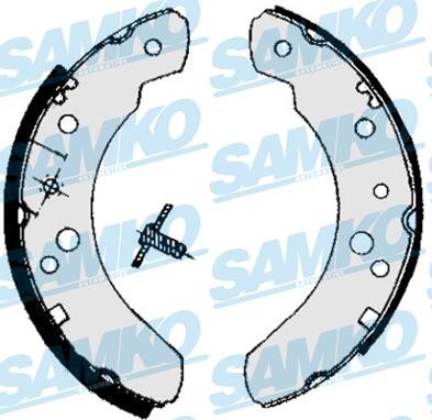 Samko 85070 - Комплект гальм, барабанний механізм autozip.com.ua