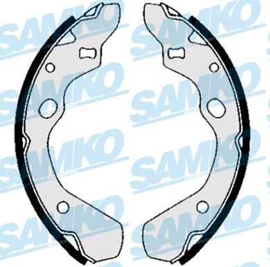 Samko 85800 - Комплект гальм, барабанний механізм autozip.com.ua