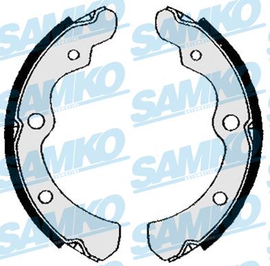 Samko 85370 - Комплект гальм, барабанний механізм autozip.com.ua