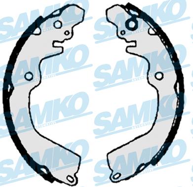 Samko 85245 - Комплект гальм, барабанний механізм autozip.com.ua