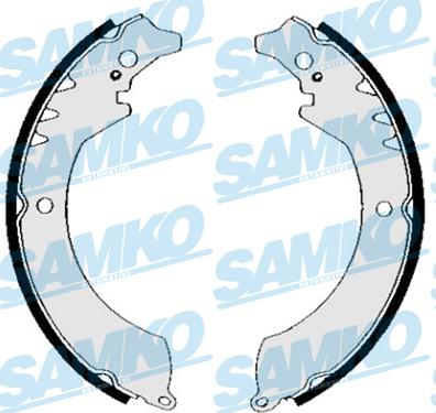 Samko 85230 - Комплект гальм, барабанний механізм autozip.com.ua