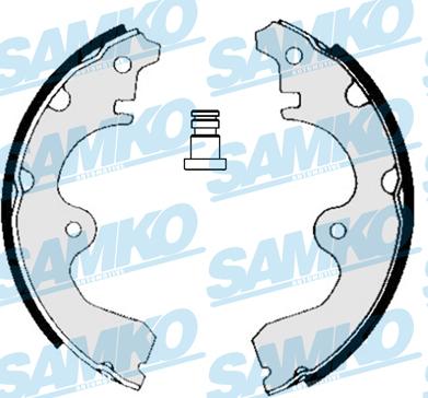 Samko 85270 - Комплект гальм, барабанний механізм autozip.com.ua