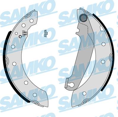 Samko 85750 - Комплект гальм, барабанний механізм autozip.com.ua