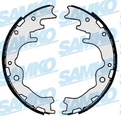 Samko 86510 - Комплект гальм, барабанний механізм autozip.com.ua