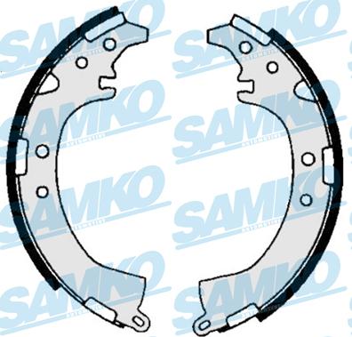 Samko 86680 - Комплект гальм, барабанний механізм autozip.com.ua