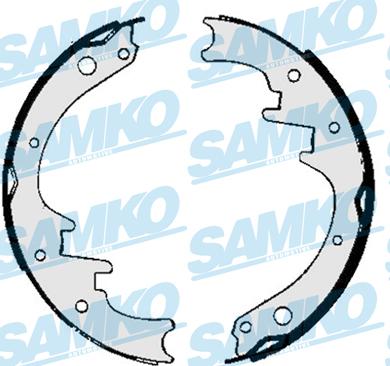 Samko 86010 - Комплект гальм, барабанний механізм autozip.com.ua