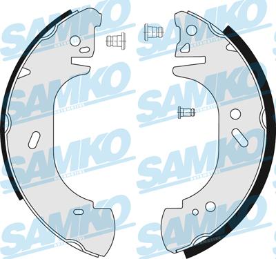 Samko 86750 - Комплект гальм, барабанний механізм autozip.com.ua