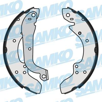 Samko 80930 - Комплект гальм, барабанний механізм autozip.com.ua
