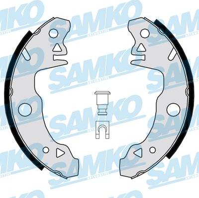 Samko 80510 - Комплект гальм, барабанний механізм autozip.com.ua